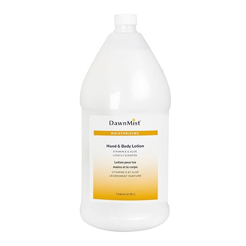 Dukal Dawn Mist Hand and Body Lotion with Pump, Gallon (Pack of 4)