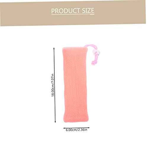 ERINGOGO 4Pcs Soap Mesh Pouch Bags for Cleansing Foaming for Handmade Soap Body Wash and Facial Cleansers Soft and Efficient Exfoliation for Bathroom Storage