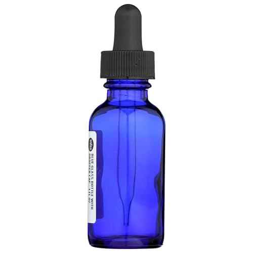 Whole Foods Market, Blue Glass Bottle with Dropper Cap, 1 Fl Oz