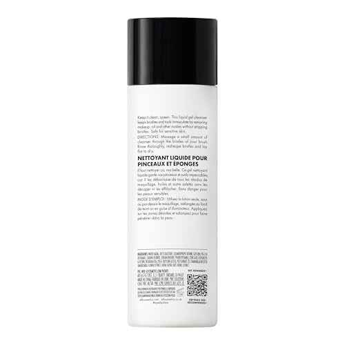 e.l.f. Clean Queen Liquid Brush & Sponge Cleaner, Gentle Foaming Cleaner For Removing Leftover Makeup, Dirt & Grime, Vegan & Cruelty-Free, 4.1 oz