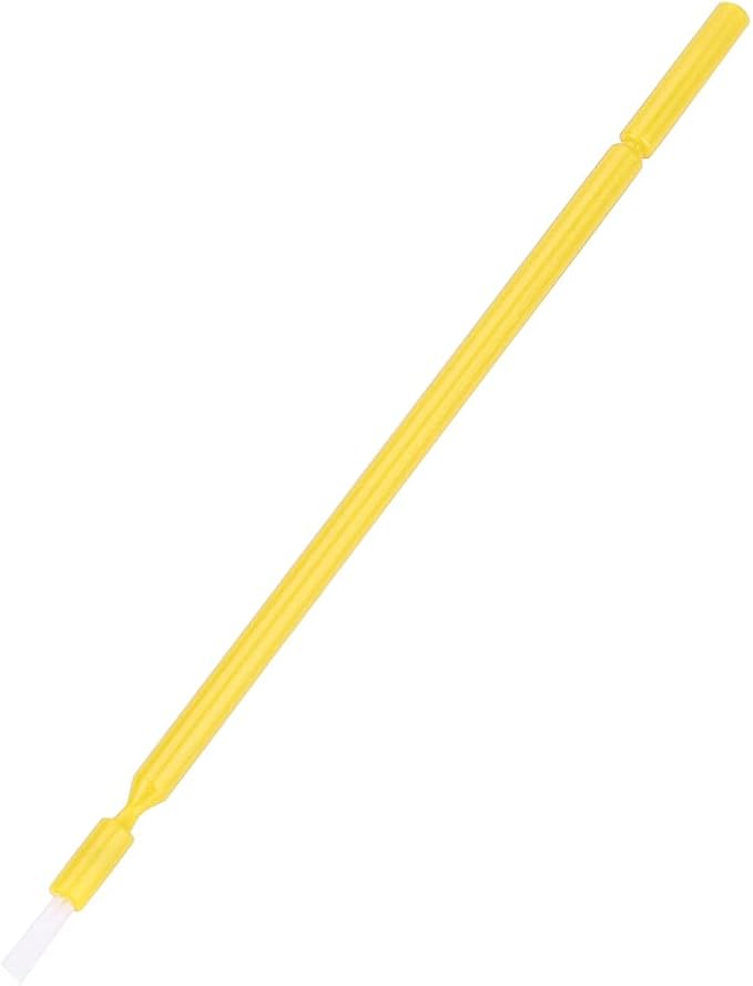 Garosa Yellow 200 Count Interdental Brushes Disposable Micro Applicator Sticks Cleaning Tools for Oral