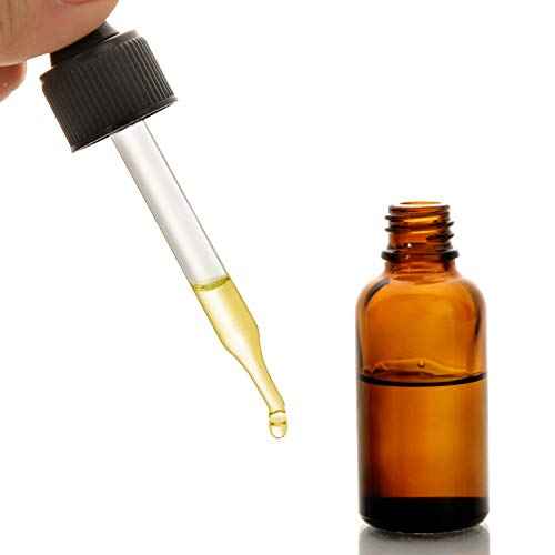 12 pcs, 1 oz Amber Dropper Bottles w/ 3 Stainless Steel Funnels & 1 Long Glass Dropper - 30ml Glass Bottles with Eye Droppers, Leakproof Essential Oils Bottle for Health, Personal Care & Beauty