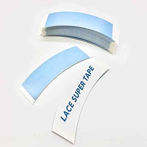 40pcs Double Sided Wig Tape Waterproof Lace Front Tape for Wigs Adhesive Tape Strong Hold Clear Wig Tape for Lace Wigs Toupee Hairpiece