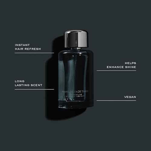 Kristin Ess Hair Perfume Translucence Three - Tropical Scented Hair Mist - Coconut, Lily and Palo Santo, Instantly Refreshes, Deodorizes Hair and Enhances Shine, 2.5 fl. oz - Travel Size