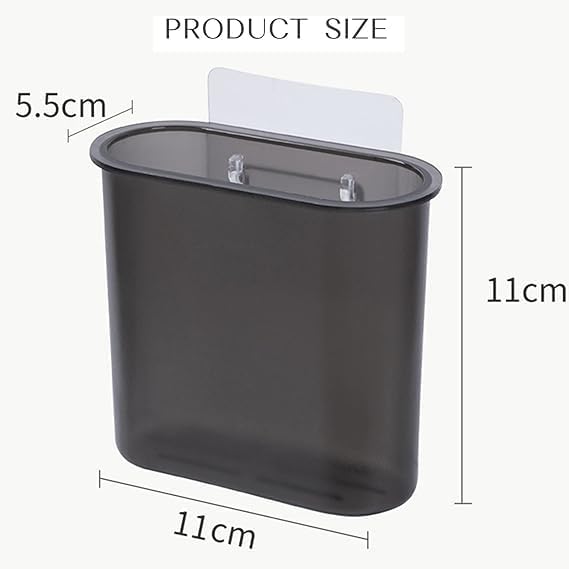 Toothbrush Holders Wall Mounted, Self Adhesive Tooth Brush Holder for Bathroom Electric Toothbrush Toothpaste Razor Bathroom Accessories(Black)