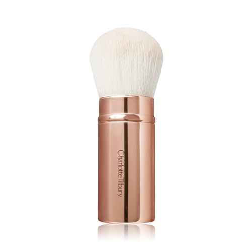 Charlotte Tilbury The Air-Brush Bronzing Brush - Kabuki-Style Retractable for Seamless, Airbrushed, Sun-Kissed Finish - Designed for Airbrush Bronzer
