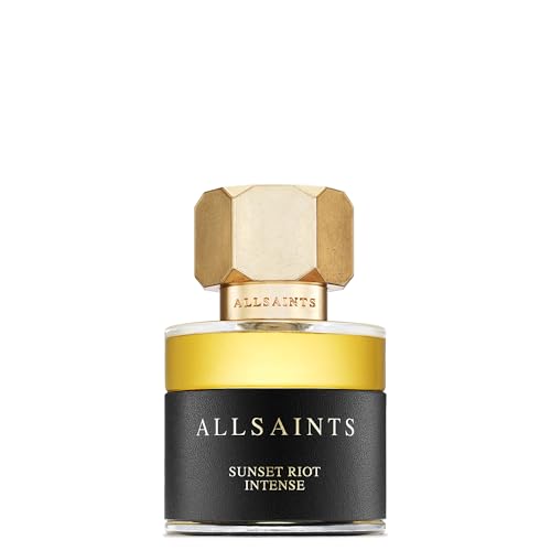 AllSaints Sunset Riot Intense - Amber, Woody & Floral Fragrance - Unisex Perfume with Cedar & Musk - Body Fragrance with an Aromatic Smell - Bold Evening Scent - 30mL/1 fl oz