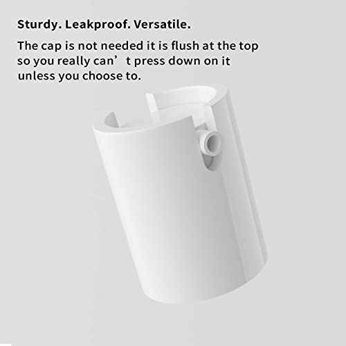 longway 0.5 Oz 15ml Airless Pump Bottles,Small Plastic Travel Vacuum Cosmetic Pump Bottles for Lotion and Cream(Pack of 6, Frosted)