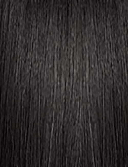 Sensationnel What Lace 13X6 Wigs - Giana 28 Inch Human Hair Blend Lacefrontal Glueless Synthetic With Natural Density Preplucked Hairline (1B OFFBLACK)