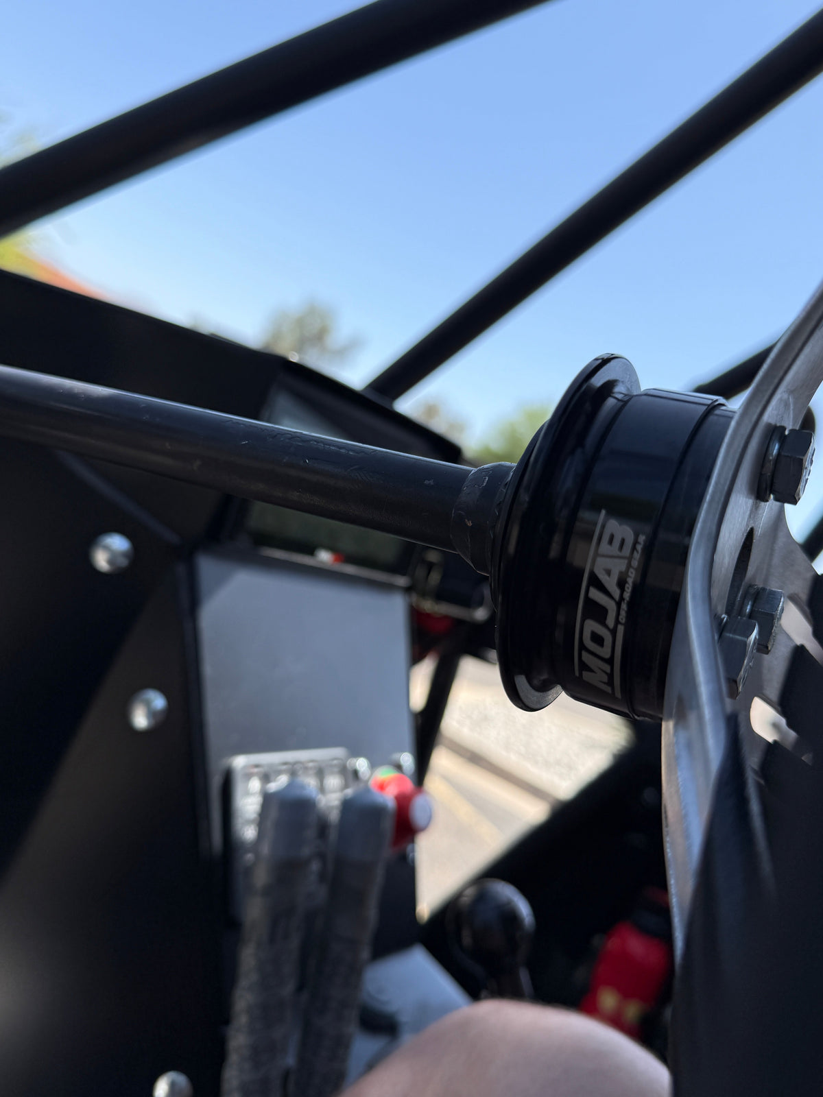 MOJAB 13" Aluminum Steering Wheel – 3-Bolt Pattern (Extended coating spokes)