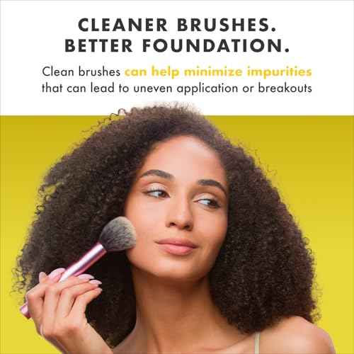 Cinema Secrets Original Makeup Brush Cleaner Solution - Professional Cleanser for Makeup Brushes - Quick-Drying, Rinse-Free Formula - Removes Stubborn Waterproof Make Up - Lemon