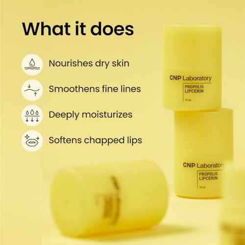 CNP Honey Lip Butter - Propolis Lipcerin¢â 01 Original, Hydrating Overnight Manuka Lip Balm & Mask, 12hr Long-Lasting Moisture, Stocking Stuffers, Gifts for Women, 0.5 fl.oz.