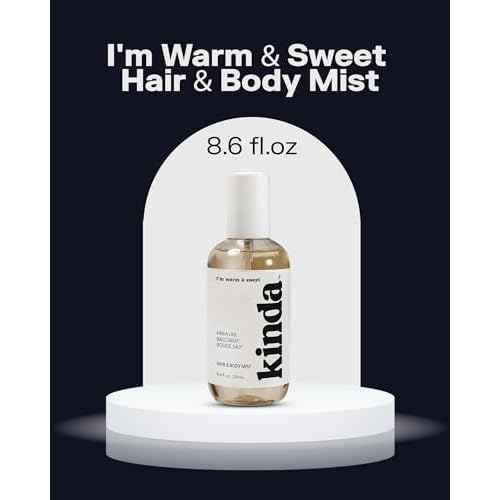 PB ParfumsBelcam KINDA I¡¯m Warm & Sweet Hair & Body Mist ? Our Version of Baccarat Rouge 540 ? Woody Gourmand Floral Scent with Jasmine, Saffron, Cedarwood & Amber, Long-Lasting Mist, 8.6 fl.oz