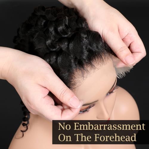 Knots Bleached CindiRiver 5x5 HD Lace Closure Deep Wave Virgin Human Hair With Invisible Real HD Lace, Natural Hairline, Skinlike Lace Frontal Closure Only