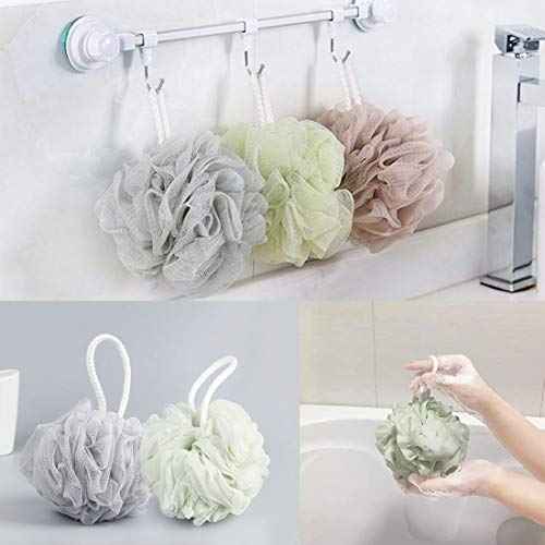 10 Pack of Bath Loofah Shower,Small Size Sponge Pouf Body Scrubber Exfoliator Scrubber Ball,Mesh Bath and Shower Sponge for Kids Women Men Body Wash Bathroom