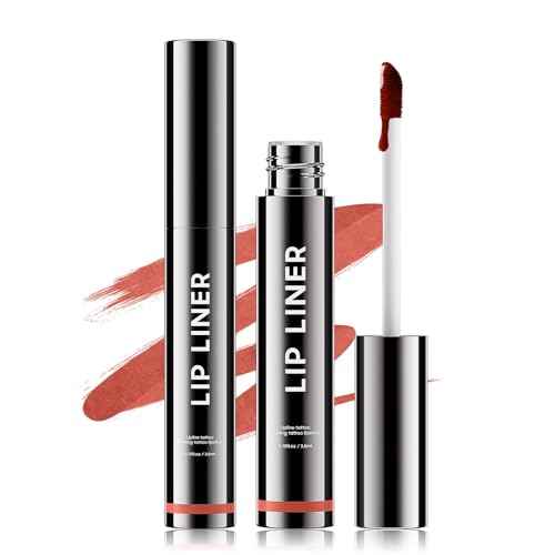 OETUIOW Lip Liner Stain, Lip Stain Moisturizing & Enhancing Complexion for All Skin Types Women, Lip Lint Waterproof & Long-Lasting (Rose)