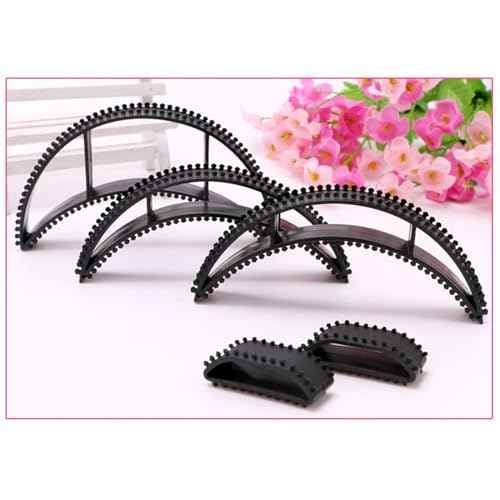 5Pcs Bump It Set Black Styling Coiler for Volume Hair Accessory Bumps Fluffy Hairdressing Tools for Women and Girls