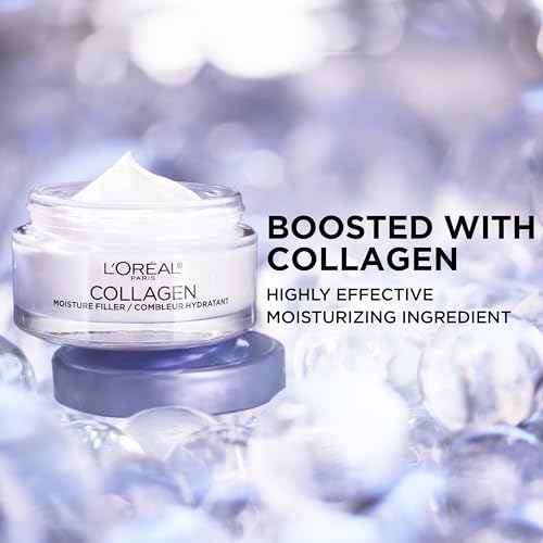 L¡¯Oreal Paris Collagen Daily Face Moisturizer, Anti Aging Face Cream to Reduce Wrinkles and Provide Intense Hydration, 1.7 oz