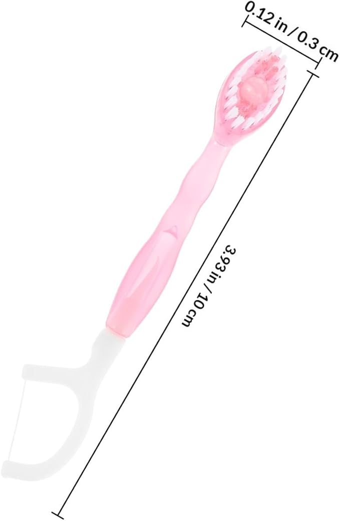 Disposable Soft Bristle Toothbrushes 10pcs Mini Travel Size Portable Oral Care Kit for Outdoor Hotel Use with Floss