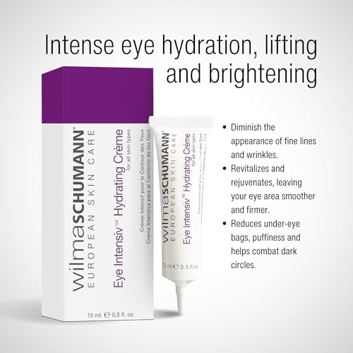WILMA SCHUMANN Eye Intensiv Hydrating Cream for Eyes, Eye Cream for Wrinkles, 0.5 oz