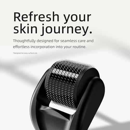 Microneedling Roller for Face and Beard | Derma Roller for Women and Men | Micro Needle Roller for Scalp Face [Pro]