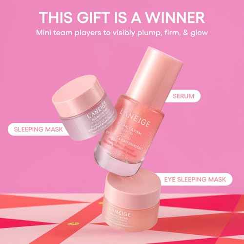 LANEIGE Bouncy & Firm Serum: Korean Slow Aging Collagen Serum with Peptides for Plumping, Firming, & Hydrating