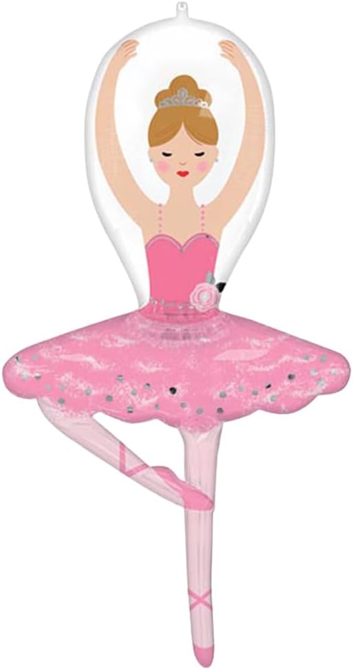 Ballerina Girl 43” Foil Party Balloon