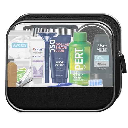Convenience Kits International Men¡¯s Super Deluxe, 16-Piece Kit with Travel Size TSA Compliant Essentials in Reusable Zippered Toiletry Bag