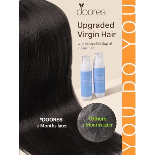 DOORES Human Hair Extensions Tape in, Dark Brown 100g 20 Inch 40pcs, Tape in Hair Extensions Real Hair Straight Natural Hair Skin Weft Hair Extensions