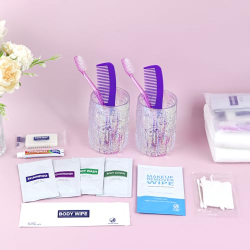 50 Kits Travel Toiletry Kit Bulk, Personal Hygiene Kit, Disposable Hygiene Kit Homeless Care Supplies Charity Kit For Home, Hotel, Camping, Travel