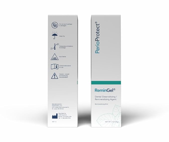 ReminGel Hydroxyapatite Tooth Remineralization Gel - Strengthen Enamel, Repair Teeth & Reduce Sensitivity - Fluoride-Free Remineralizing Treatment for Tooth Decay Prevention