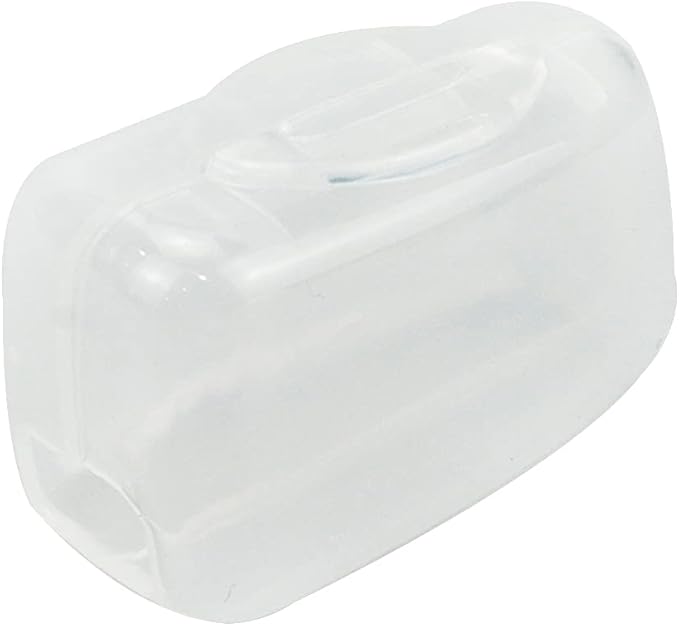 50Pcs Toothbrush Cap Covers Toothbrush Head Protector Case for Travel or Home,Clear-White