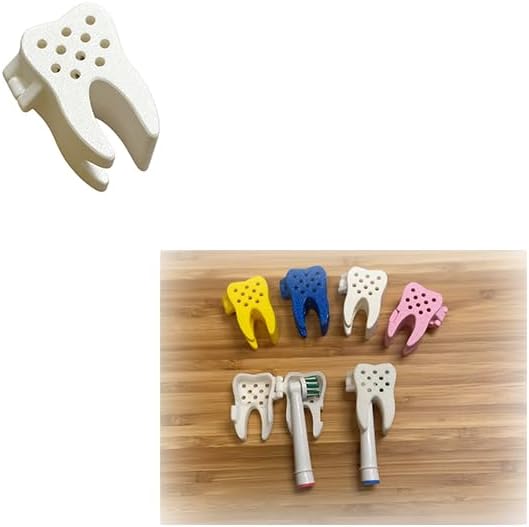 Toothbrush Head Travel Storage Case for Oral-B, Cute Tooth-Shaped Protective Cover, Convenient for Travel and Home Storage,4-pack (pink)