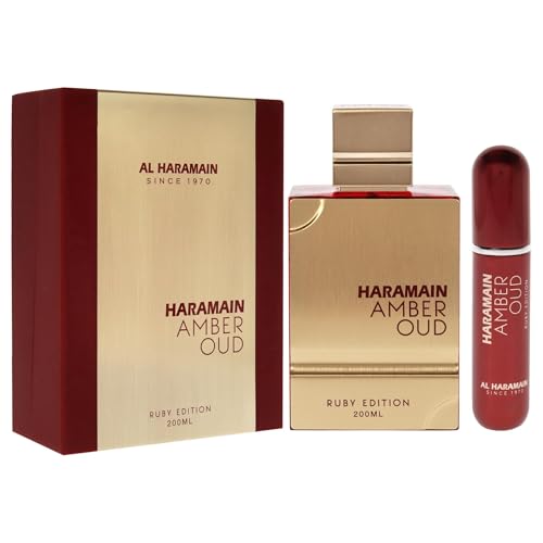 Al Haramain Amber Oud Ruby Edition Eau De Parfum Spray for Unisex, 6.7 Ounce