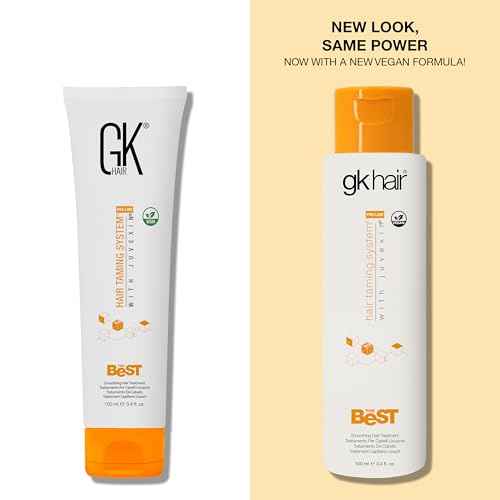 Keratin Hair Treatment Frizz Control Salon Smoothing Long Lasting Cream for All Frizzy Free Curly Dry Damaged - Professional Brazilian Complex Blowout Straightening For Silky Smooth - 3.4 Ounce