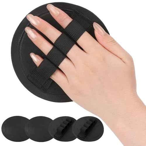 4 Pcs Round Exfoliating Glove, Skin Cleaner Silicone Exfoliator Polishing Mitt Body Scrubber Dead Skin Buffing Treatment for Shower Spa