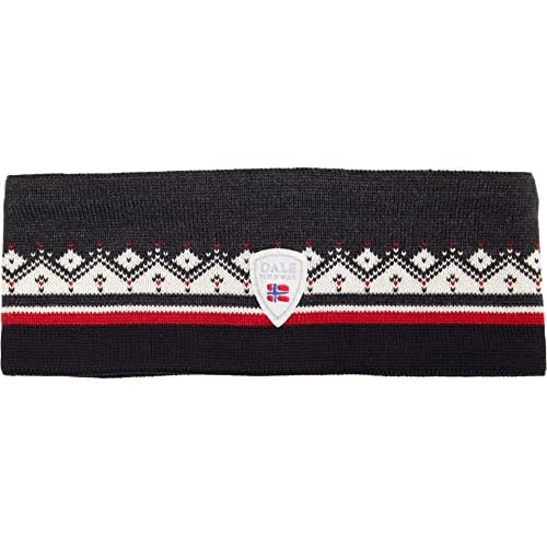 Dale of Norway Moritz Headband E-Dark Charcoal/Raspberry/Off-White/Black One Size