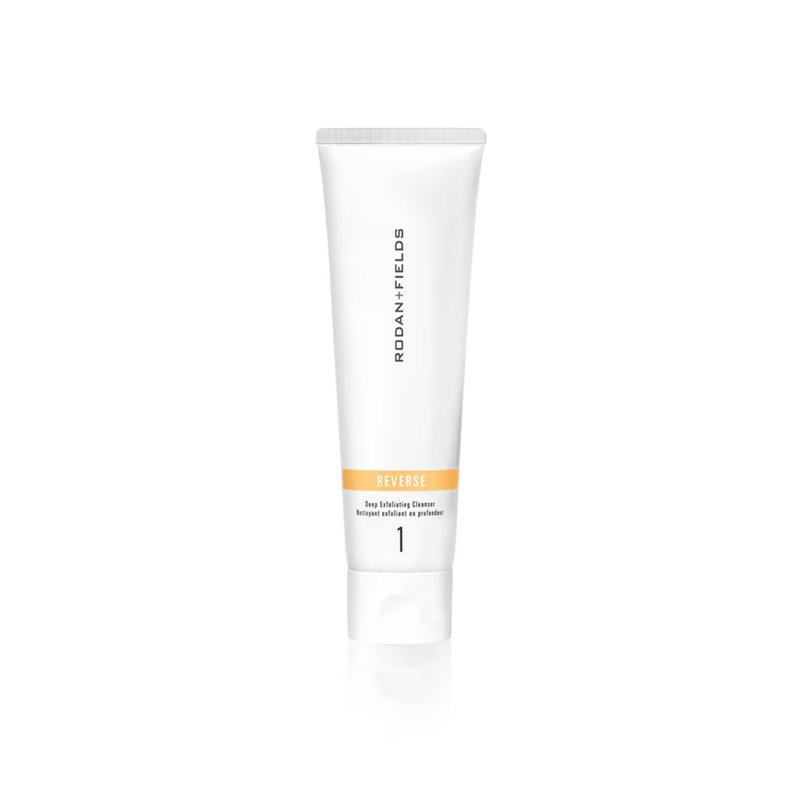 Rodan + Fields Reverse Deep Exfoliating Facial Cleanser with Glycolic Acid & AHAs | Daily AHA Exfoliating Face Wash for Pore Refining & Smoother Skin Texture | 125 mL