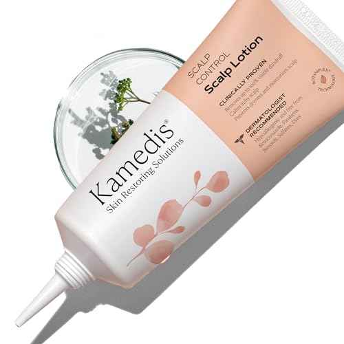 KAMEDIS Scalp Moisturizer Lotion For Dry, Itchy, Dandruff, Flaky, Seborrheic Dermatitis, Psoriasis and Sensitive Scalp. Over-Night Mask Treatment Botanicals-Based. Parabens Free. 3.38 Fl Oz.