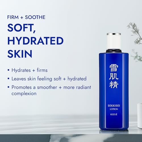 SEKKISEI Enriched Lotion Liquid Facial Moisturizer, 12.1 Ounce