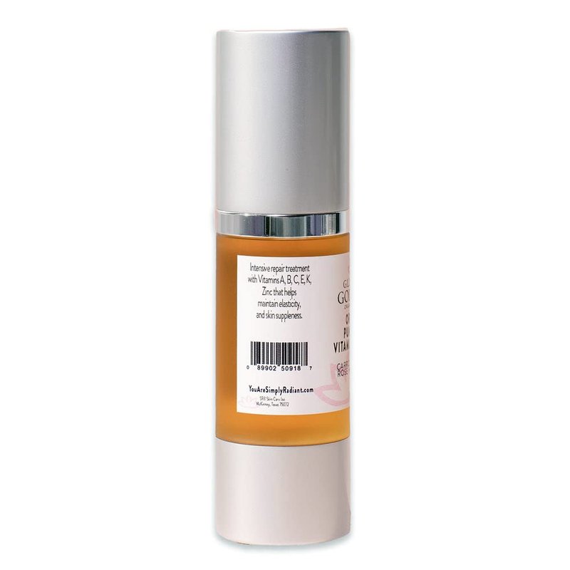 Glimmer Goddess Organic Face Serum - Pumpkin & Vitamin E, 1 oz
