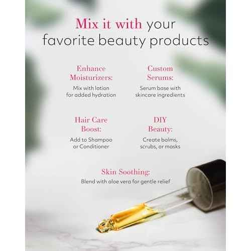 Leven Rose Jojoba Oil Organic, Pure Cold Pressed Natural Unrefined Moisturizer for Skin Hair and Nails 4 oz