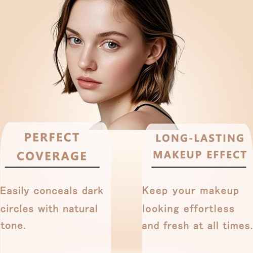 Colored Clay CC Undereye Corrector, Under Eye Concealer Color Corrector for Dark Circles With Three Brushes, Hydrating Concealer