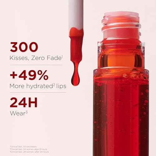 Clarins Water Lip Stain | Buildable Matte Finish | Kiss Proof, Transfer-Proof, Lightweight and Long Lasting | Contains Hyaluronic Acid | 0.2 Fluid Ounces