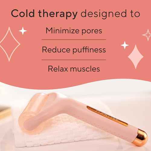 Finishing Touch Flawless Facial Massage Ice Roller, 1 Count (Pack of 1)