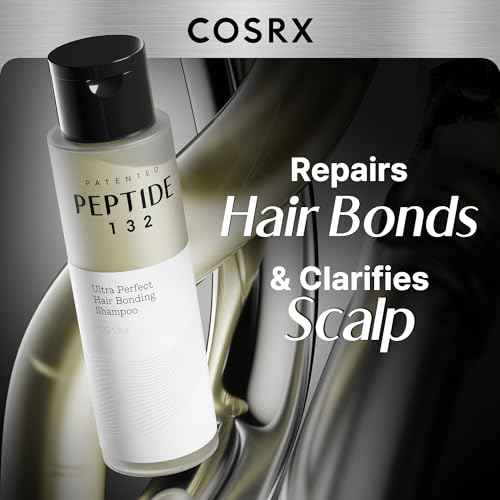 COSRX PEPTIDE 132 Hair Bonding Shampoo - Daily Scalp Treatment for Dandruff, Dry, Itchy or Flaky Scalp - Repairs & Strengthens Damaged Hair with Caffeine & Zinc PCA, For All Hair Types ? 6.76 fl oz