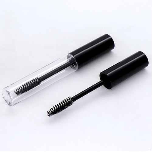4 Pack Empty Mascara Tube with Eyelash Wand, ForSewian10ml Premium Eyelash Cream Container Bottle with Mini Funnels and Leak Stoppers (black)