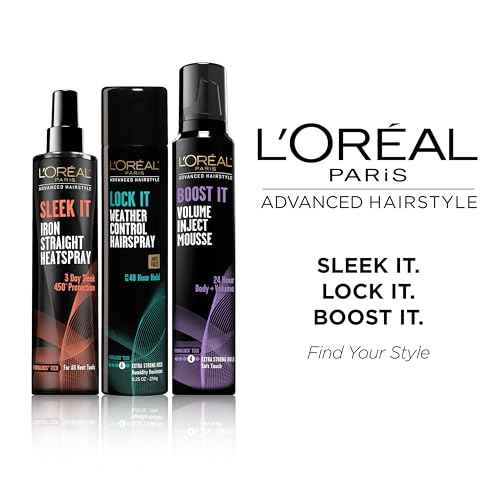 L'Or?al Paris Advanced Hairstyle LOCK IT Weather Control Hairspray, 8.25 oz. (Packaging May Vary)