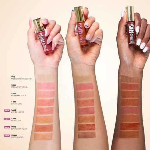 Milani Fruit Fetish Lip Oil with Vitamin E for Instant Hydration, Fruit Extract Infused Lip Treatment and Moisturizing Lip Gloss - Blackberry Agave