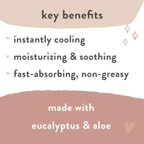 The Honest Company Honest Mama Chill Mama Soothing Jelly Cooling Formula for Itchy Dry Growing Belly Aloe and Eucalyptus Infused 4 fl oz